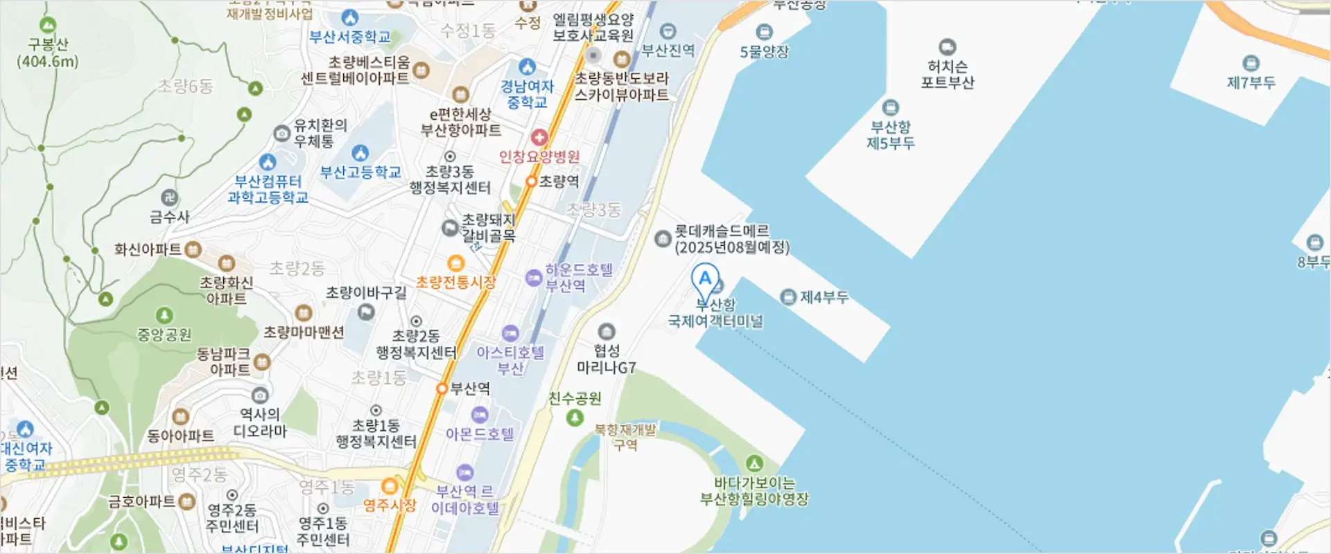 오시는 길 지도